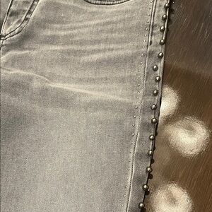 Zara Gray Studded Women's Jeans